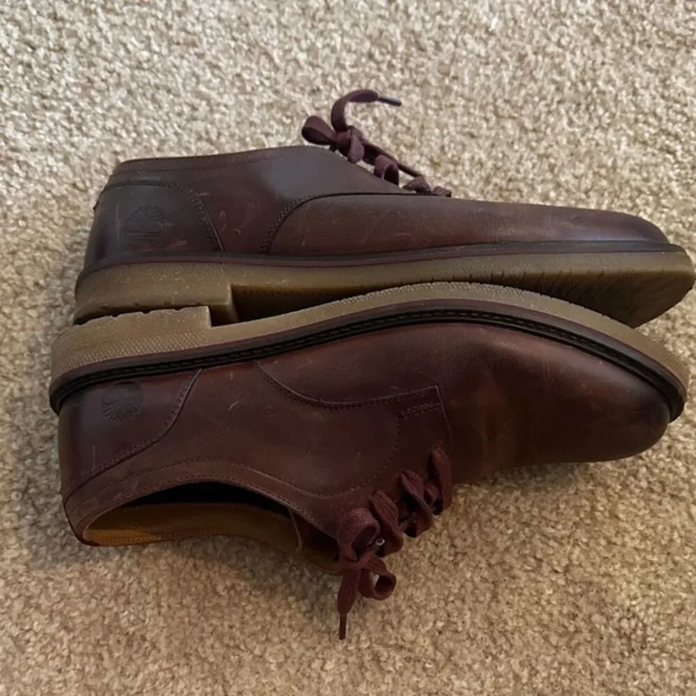 Timberland Oakrock Oxford Dress Shoes Mens Size 8 Career Leather Preppy Business